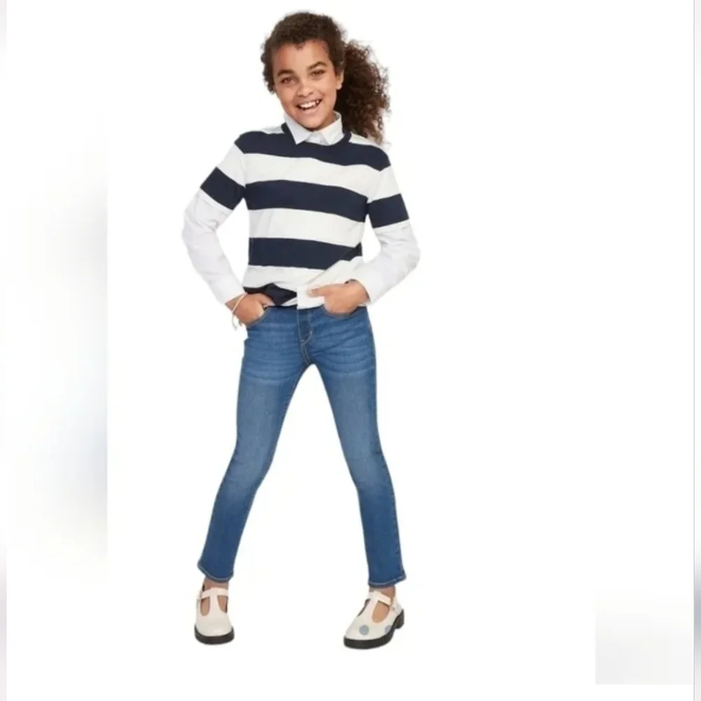 Old Navy girl skinny Built-In-Touch pull on jeans Pants